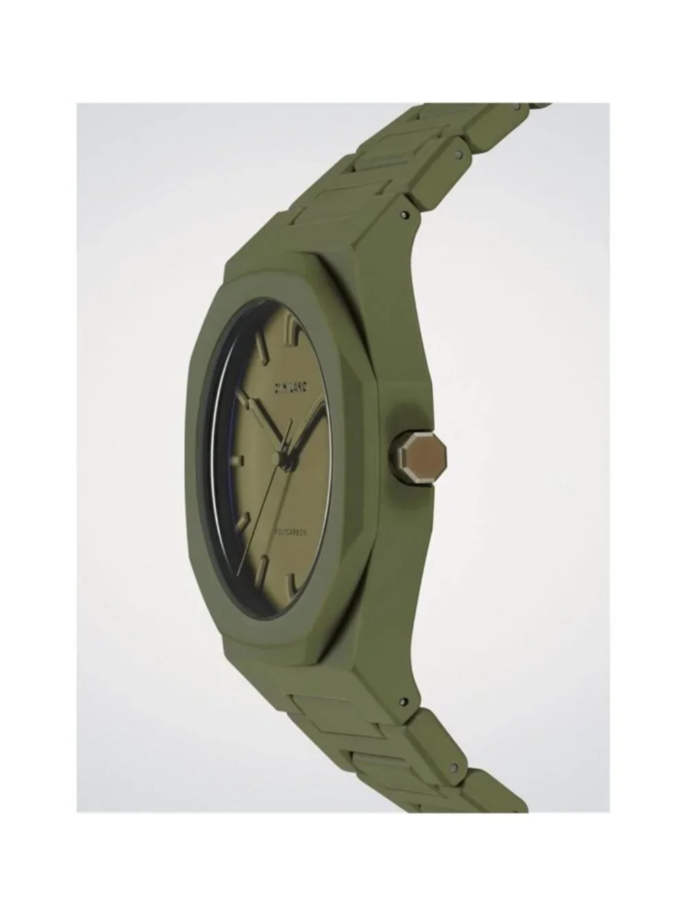 NWT D1 Milano Core Quartz Green Dial Men's Watch
